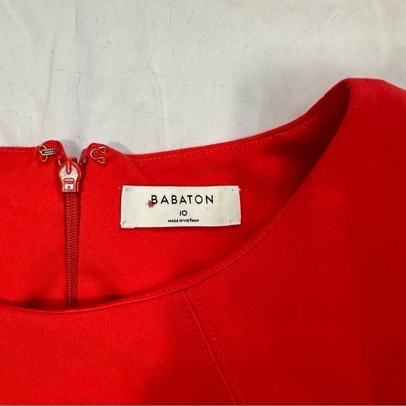 ARITZIA BABATON Miguel Dress Red Sheath 10 - Picture 4 of 6